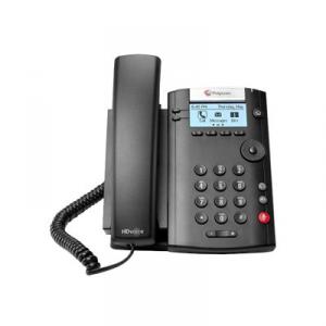 Polycom VVX 201 2-line desktop phone with HD voice for business- tlphonie