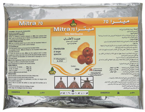 Herbicides: MITRA 70WP 