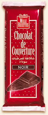 Chocolat de couverture noir SAID