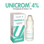 Mdicaments ophtalmiques: Collyre UNICROM 4 %