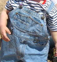 Vtements en Jeans: Salopette Enfants