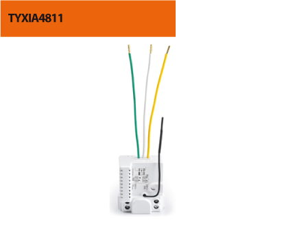 Micromodule Rcepteur sans fil encastr 10 Ampres - sortie alimente - 1 voie marche/arrt + minuterie - DOMOTIQUE DELTA DORE