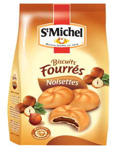 Biscuits fourrs noisette