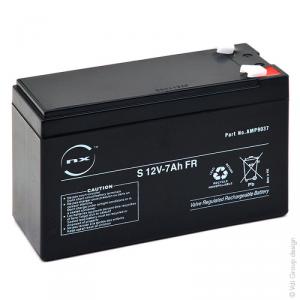Batterie plomb AGM S 12V-7Ah FR 12V 7Ah T1