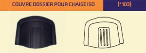 Couvre dossier pour chaise ISO