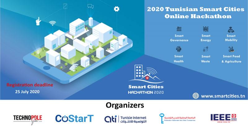 Hackathon Smart Cities 2020 :  Le passage au digital des villes tunisiennes 