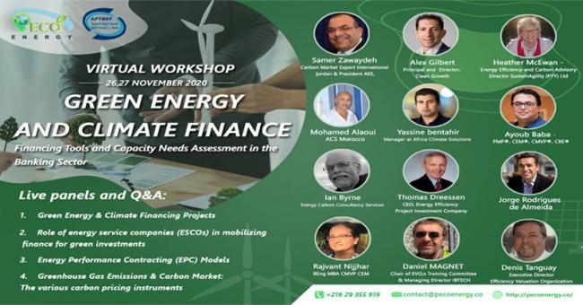 Workshop virtuel : lAPTBEF et Peco energy discutent de lénergie verte et de la finance