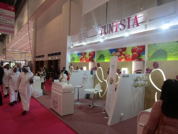 L'huile de figue de barbarie biologique Tunisien au salon Beautyworld Dubai